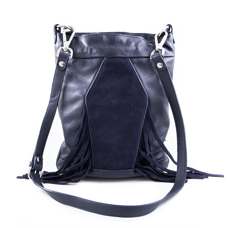 Vertigo bucket bag bleumarin